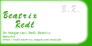 beatrix redl business card